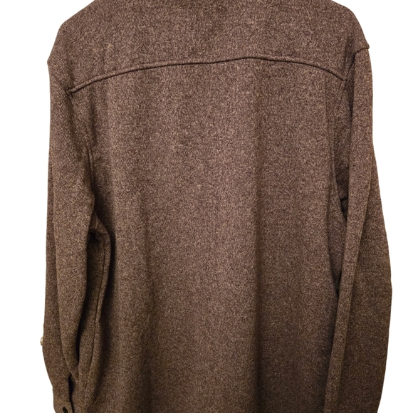 Eddie Bauer Brown Lightweight Shirt Jacket Rugged Style - Picture 3 of 4